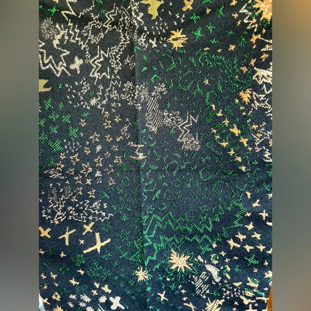 Zadig & Voltaire Posh Jac Glam Suit Pants 36 Navy Metallic Jacquard Tailored NWT - Picture 14 of 14